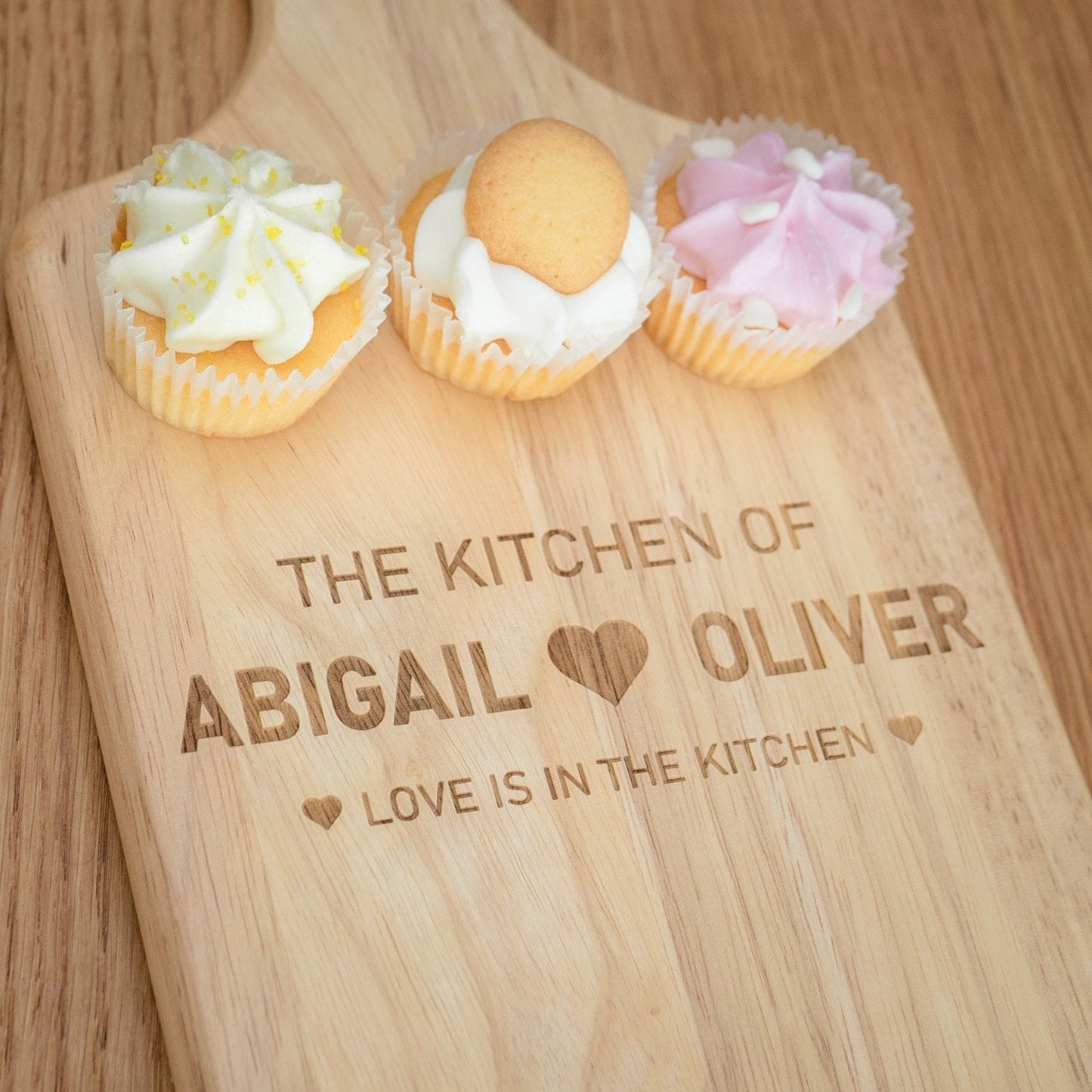 'Love is in the Kitchen' Couple's Serving Board