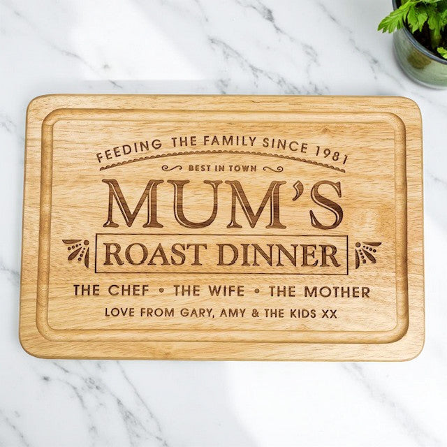 "Roast Dinner" Chopping Board