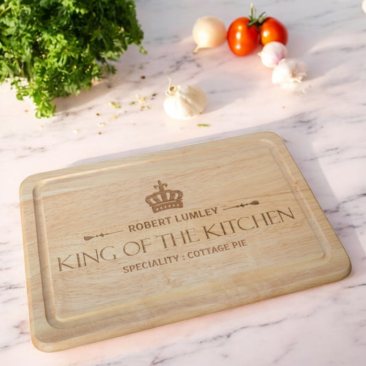 "King of the Kitchen" Chopping Board