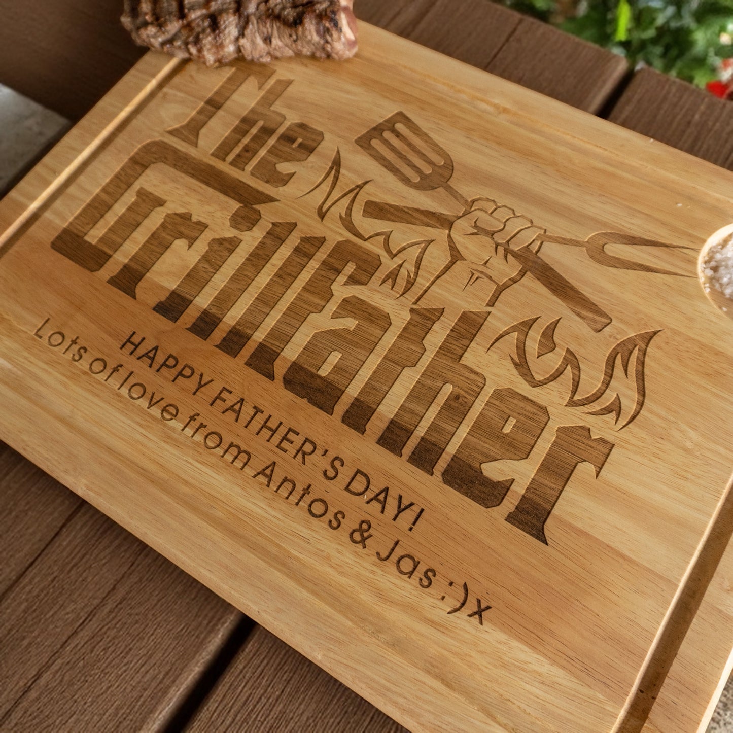 "The Grillfather" Chopping Board