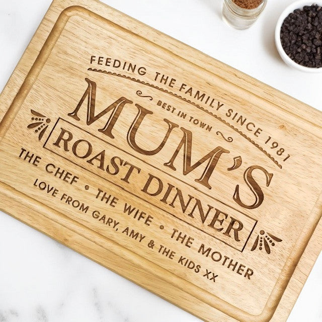 "Roast Dinner" Chopping Board