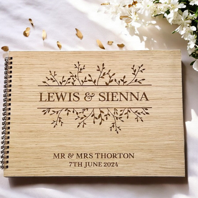Spring Wedding Guest Book