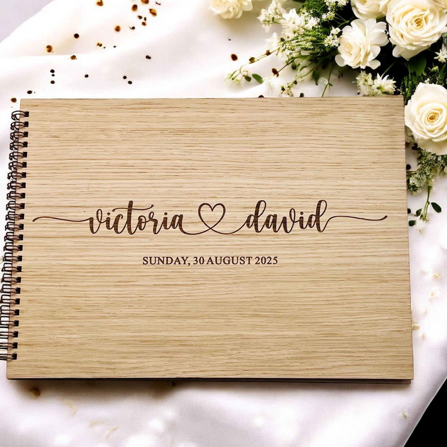 Love Heart Wedding Guestbook