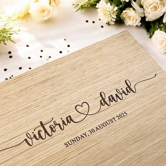 Love Heart Wedding Guestbook