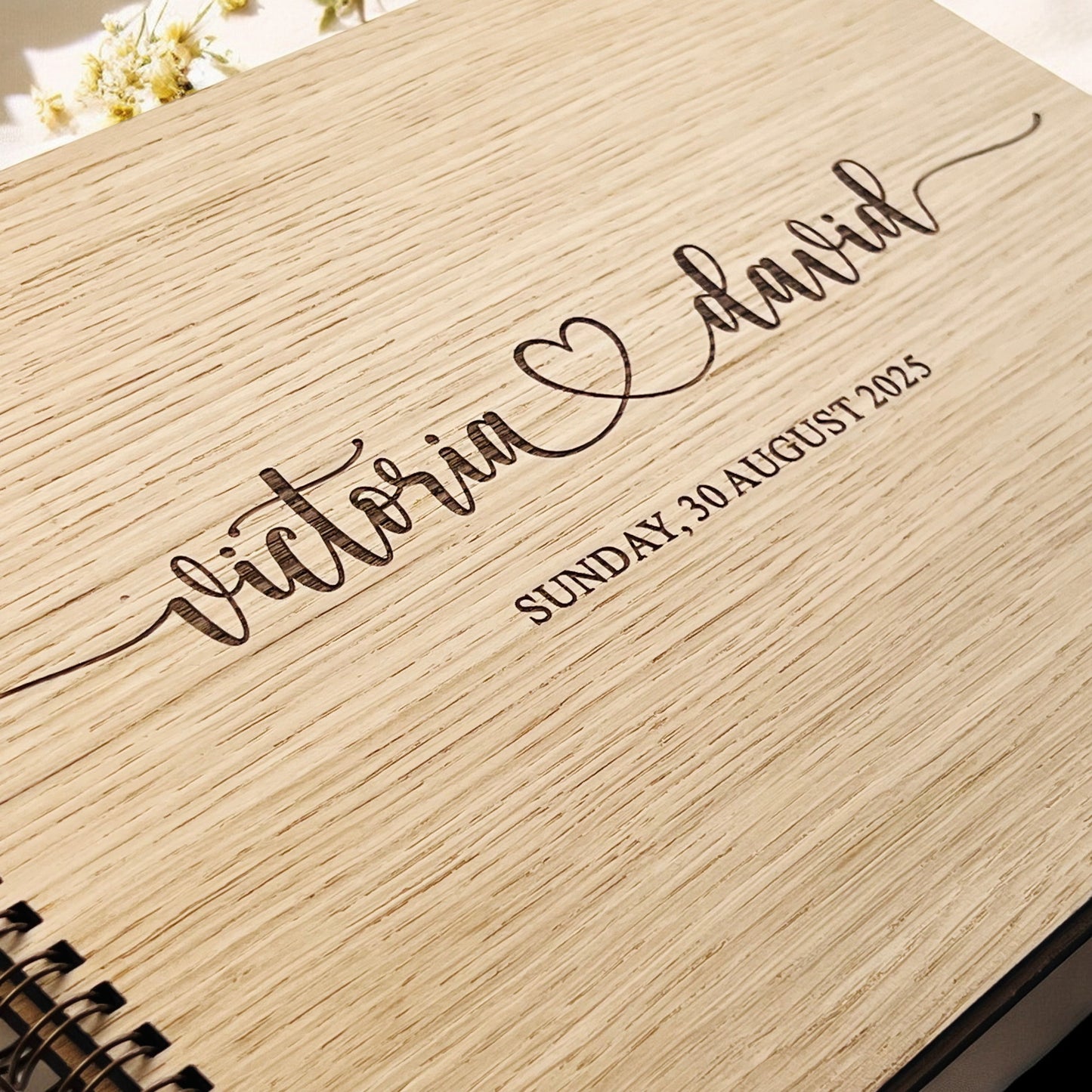 Love Heart Wedding Guestbook
